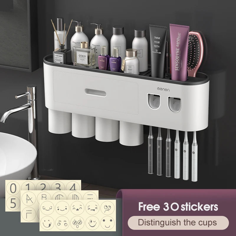 Ultimate Bathroom Toothbrush Organizer