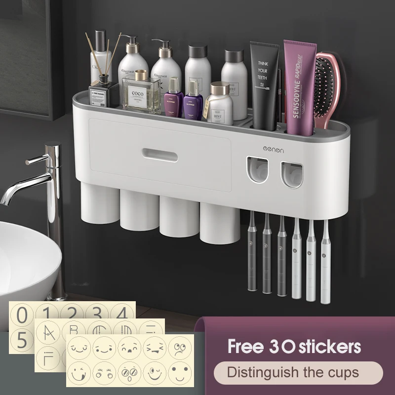 Ultimate Bathroom Toothbrush Organizer